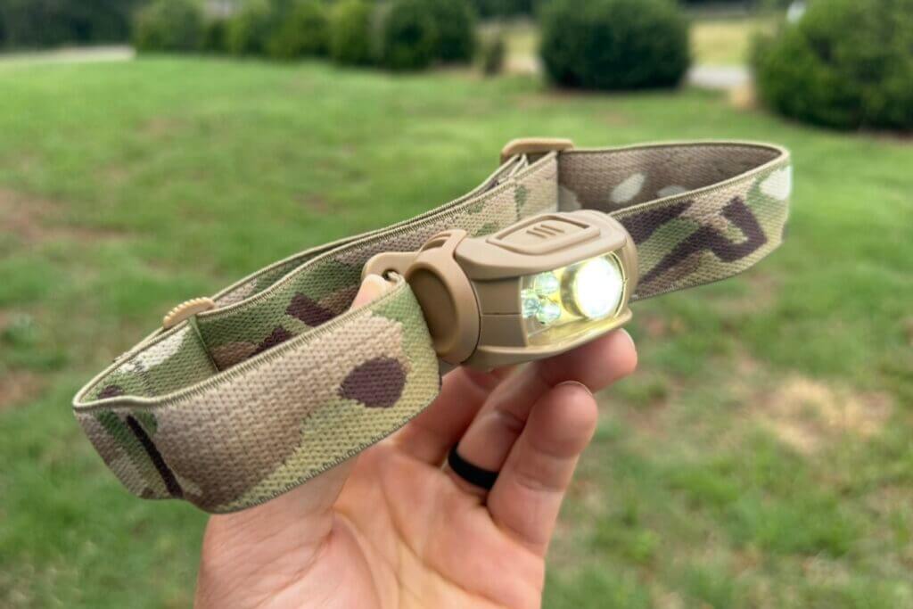 Headlamps from Princeton Tech come in different color schemes and light configurations