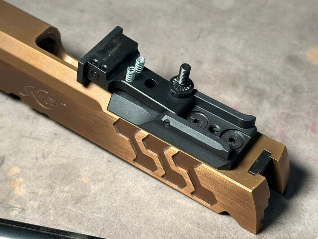 Closeup image of the removal process of a rear-iron on a 2011.