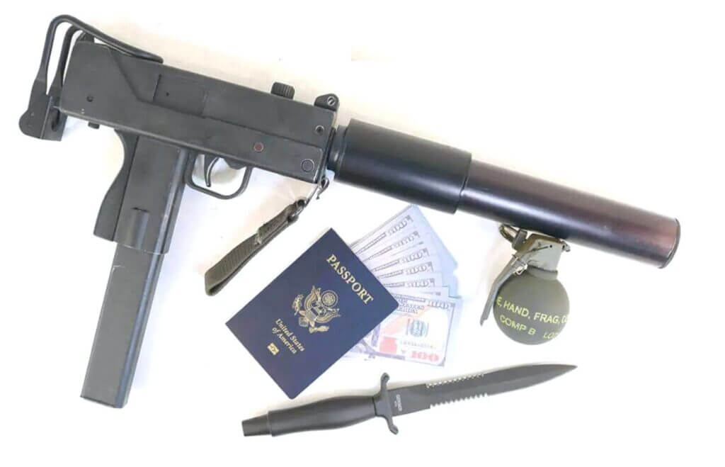 a passpopassport and some banned weapons. Larry Flynt