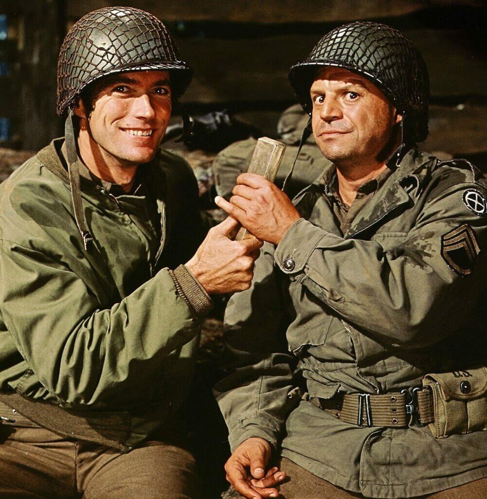 Kelly’s Heroes still that mirrors the real 1945 Nazi gold caper