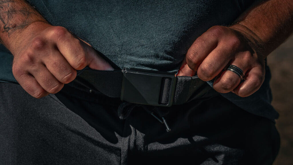 Arrowhead Tactical Carrier Shorts Mk.II shown with different belt for concealed carry