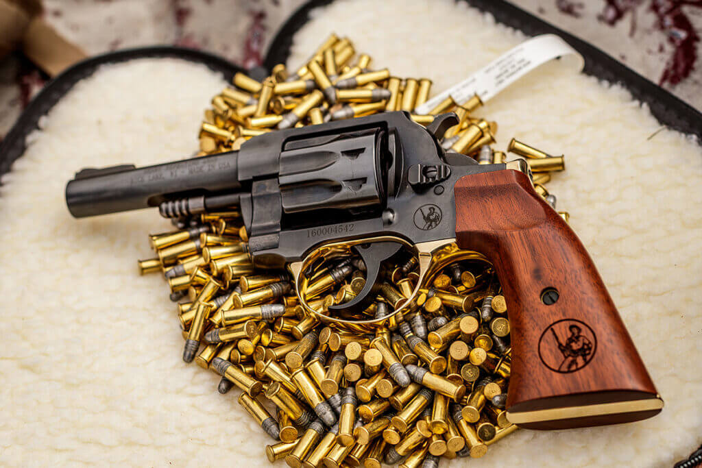 revolver on ammo