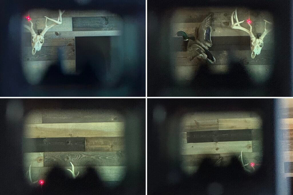 4 photos taken through FastFire E