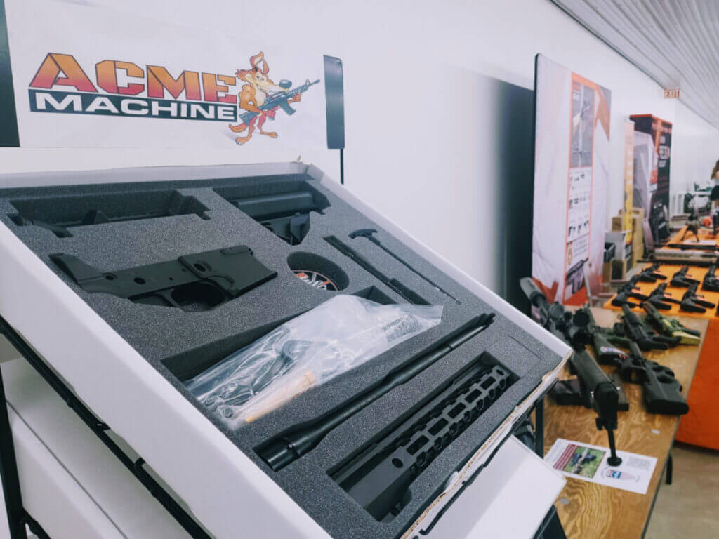 ar parts in pizza box