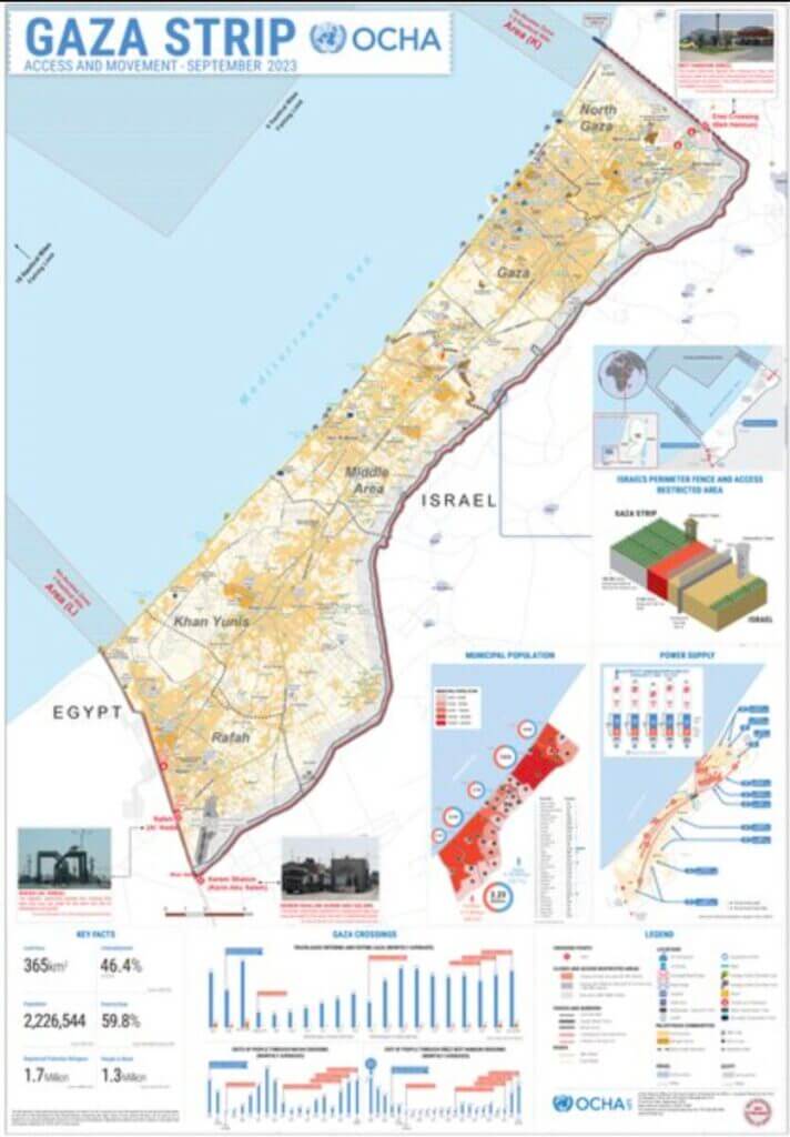 map of Israel