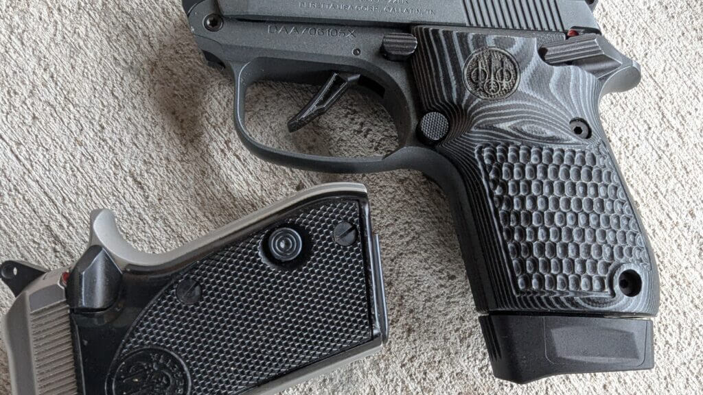 Beretta 20X magazine release behind trigger modernized control layout