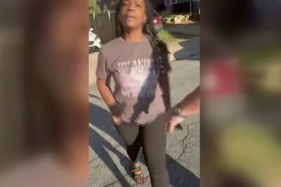 Armed woman -- to confront or not to confront?