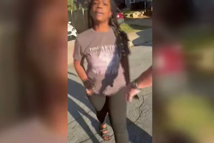 Armed woman -- to confront or not to confront?