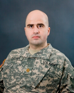 Major Nidal Hasan photo connected in the article to Anwar al-Awlaki influence