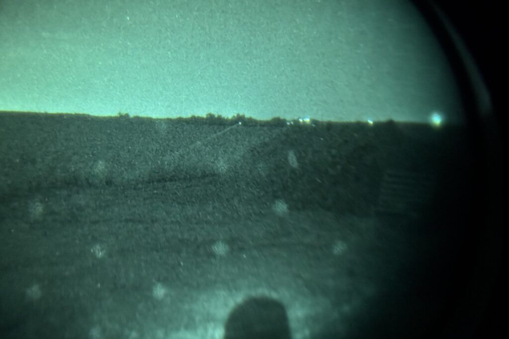 laser point at night