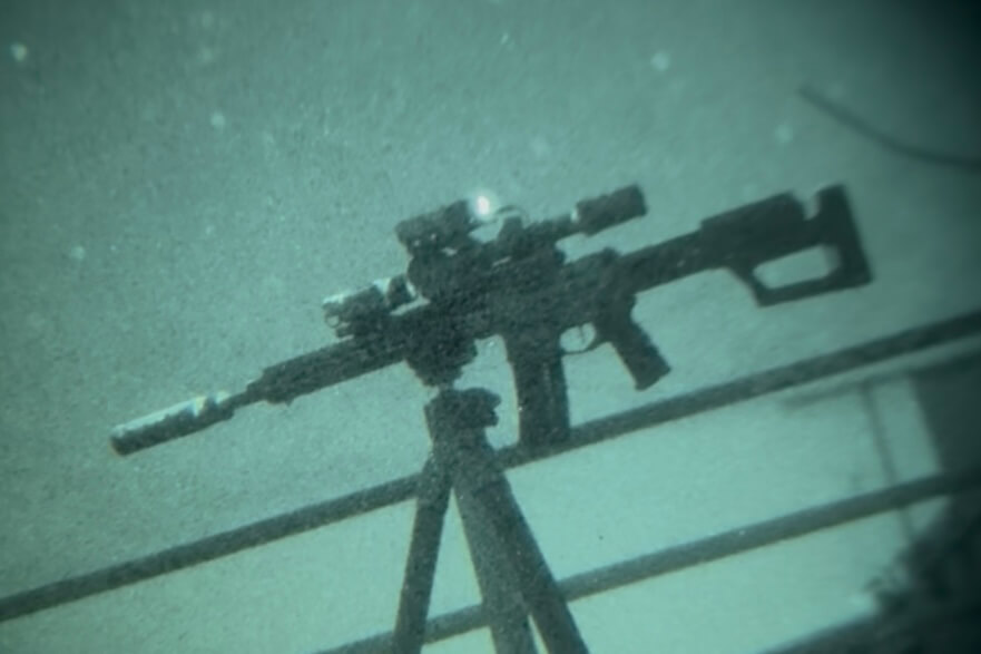 gun at night. X4-LRF