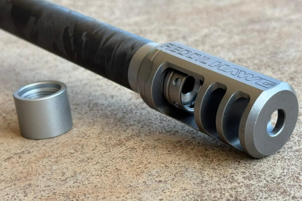 top of rifle barrle.X-Bolt 2 Speed