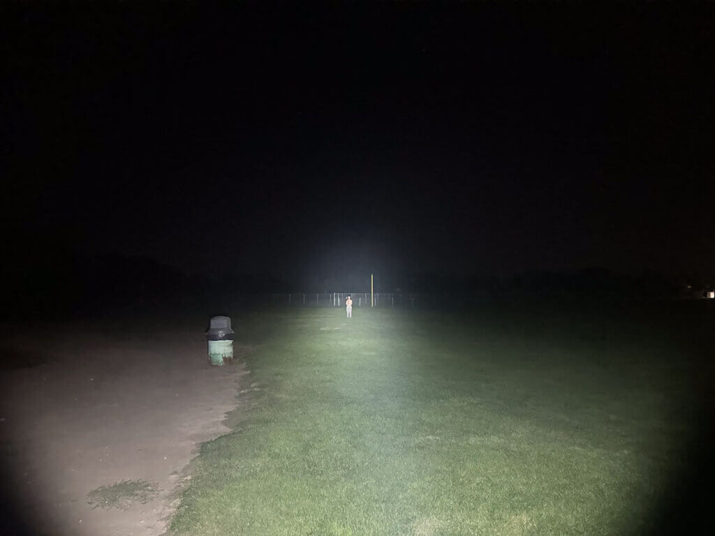 SIG FOXTROT EDC Compact beam at 75 yards