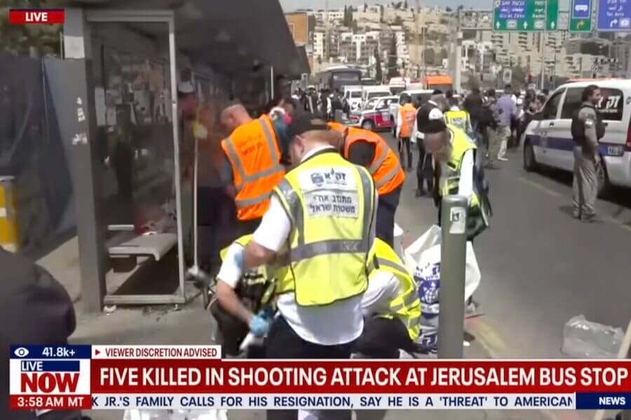 Israeli bus attack leaves six dead and others injured.