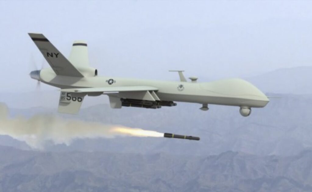 MQ-9 Reaper drone imagery tied to presidential targeted killing capability