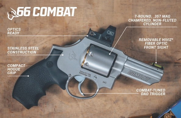 Taurus 66 Combat fighting revolver.