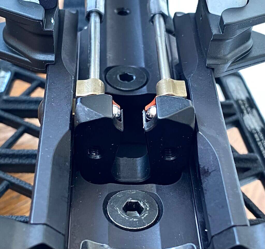 Ravin frictionless flight system with twin ball bearings supporting arrow