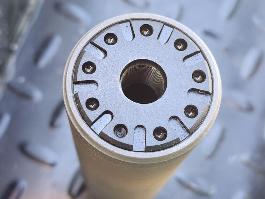 SilencerCo Scythe Ti direct thread base, fast mount option for .30 caliber rifle suppressor