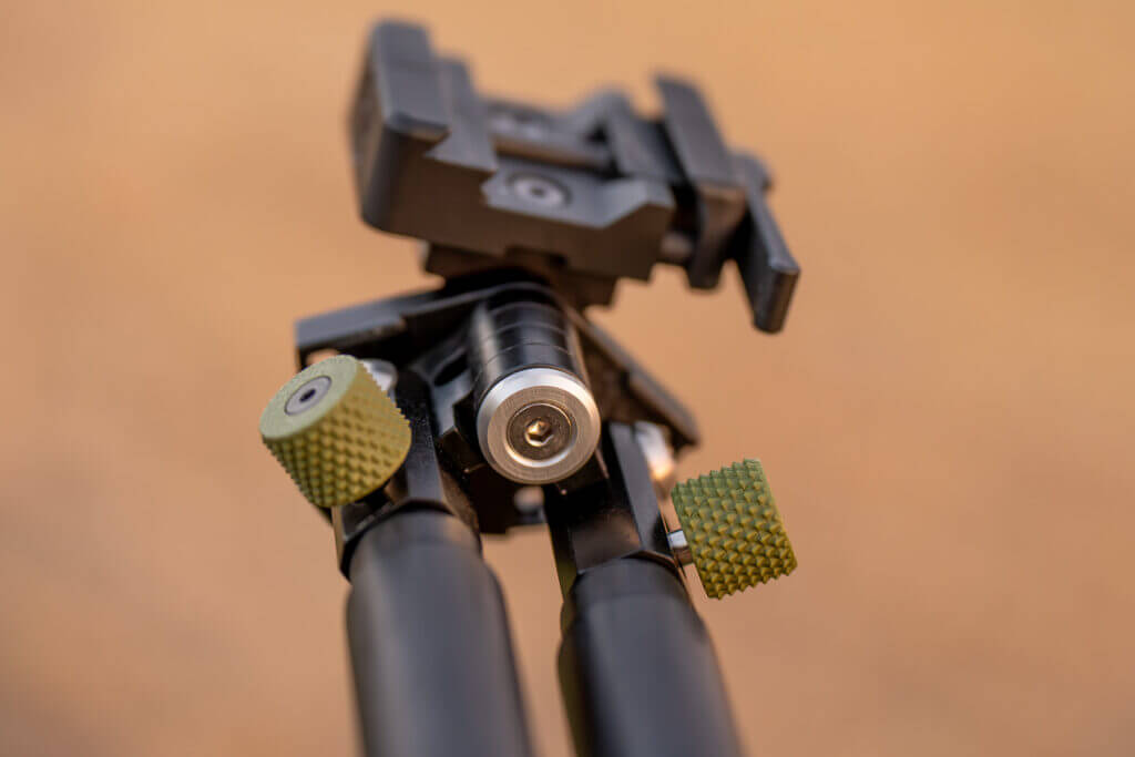 Close view of LRT Fat Trimmer cant tension adjustment using hex key