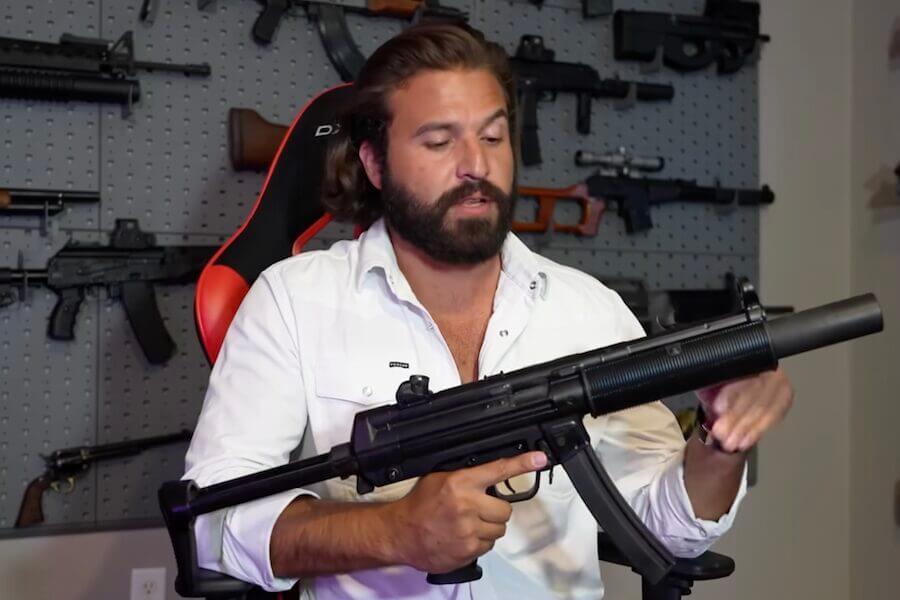 The AK Guy shows off his MP5 clone equipped with a Hoffman Tactical Super Safety forced-reset trigger.
