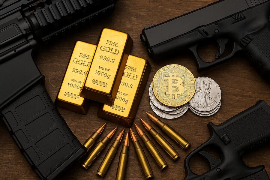 Bitcoin, Gold, or Guns: What’s the Smart Play? Bitcoin, Gold, or Guns: What’s the Smart Play?