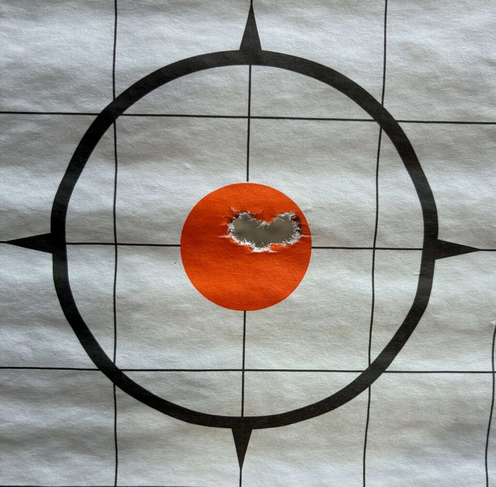 Seekins Element 6.5 PRC .298-inch three-shot group after Seekins service