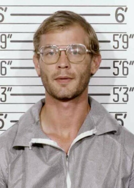 Jeffrey Dahmer 1991 Milwaukee police mugshot representing classic psychopath traits
