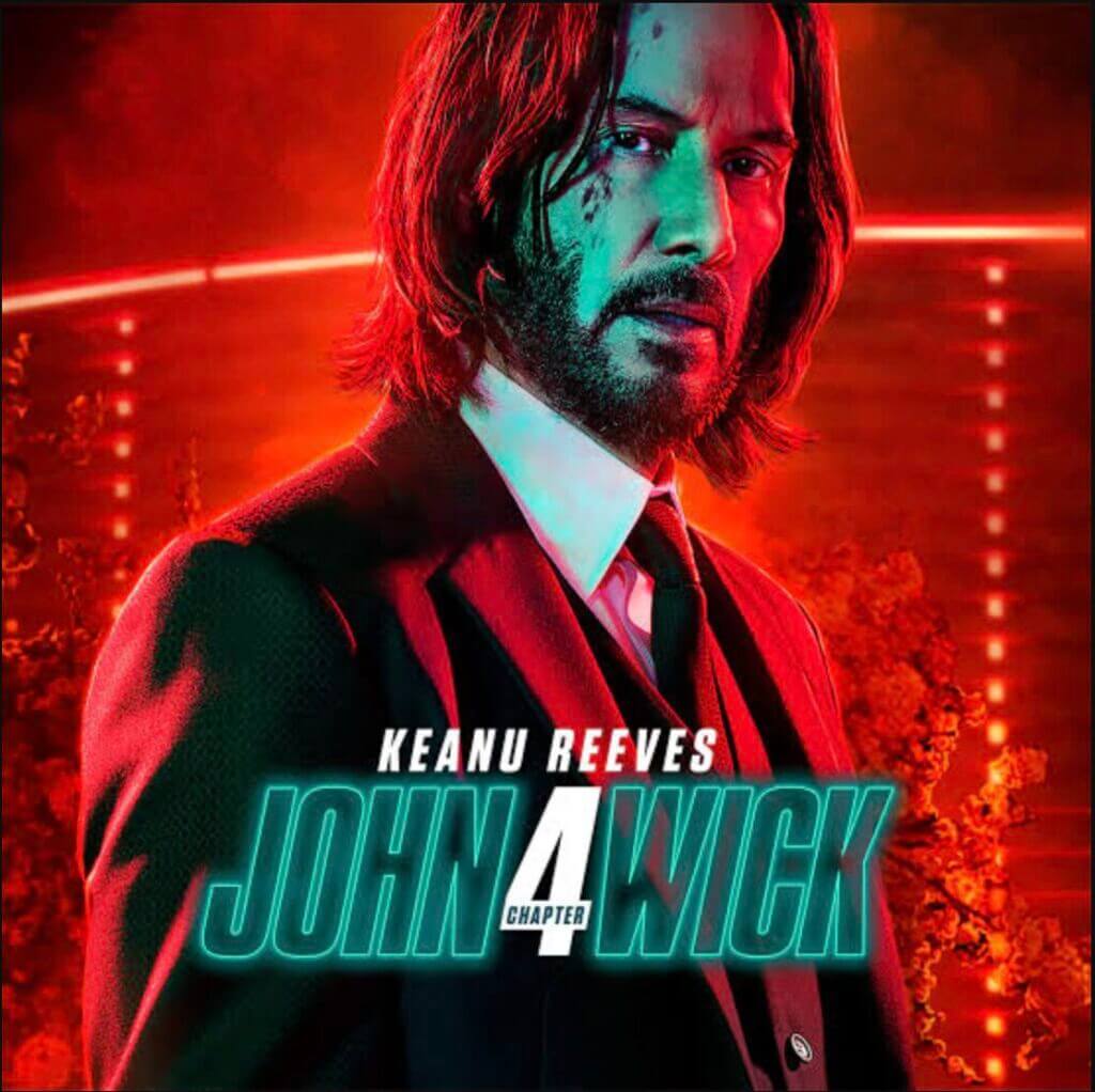 John Wick Chapter 4 poster highlighting 439 on-screen kills and America’s appetite for stylized violence