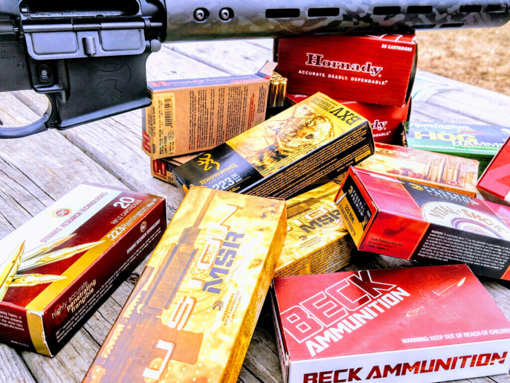 boxes of 223 remington