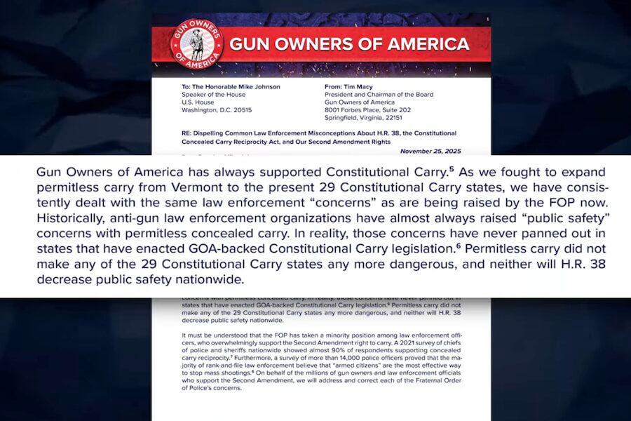 Police Unions are opposing National Reciprocity.