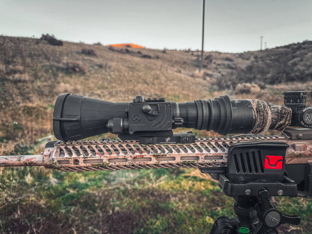 Armasight CO-LR mounted on 22 ARC AR platform in field use