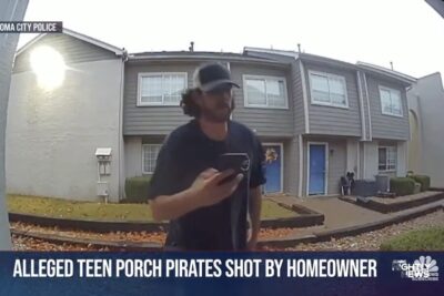 Don't shoot porch pirates this holiday season.