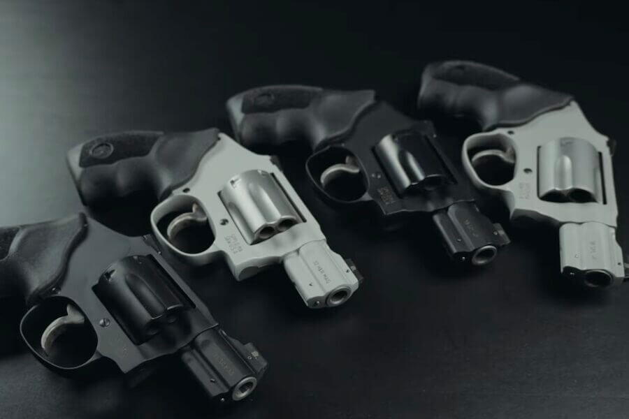 Four new S&W revolvers.