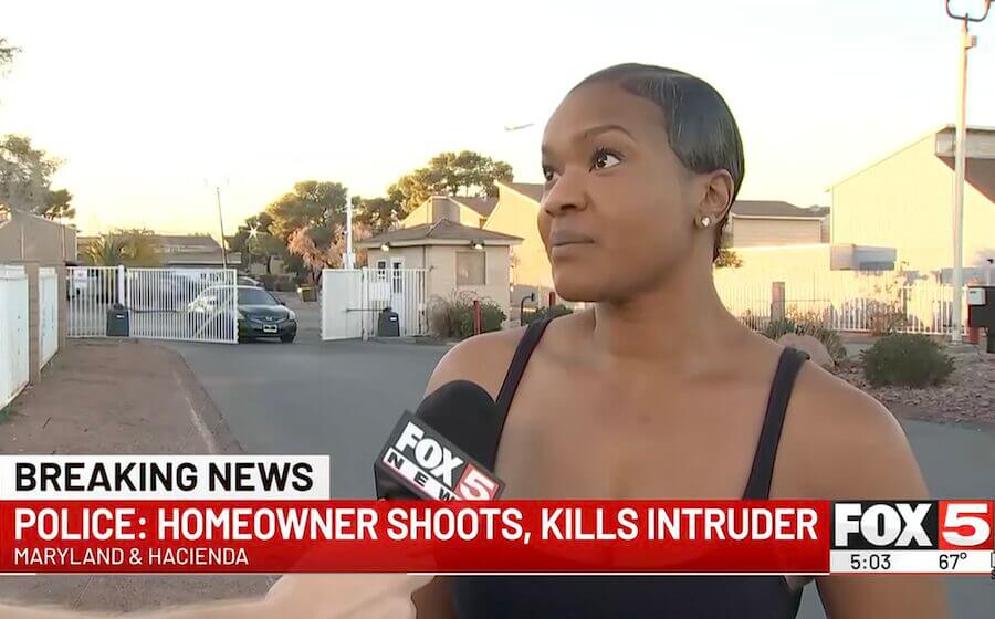 Vegas homeowner fatally shoots intruder.