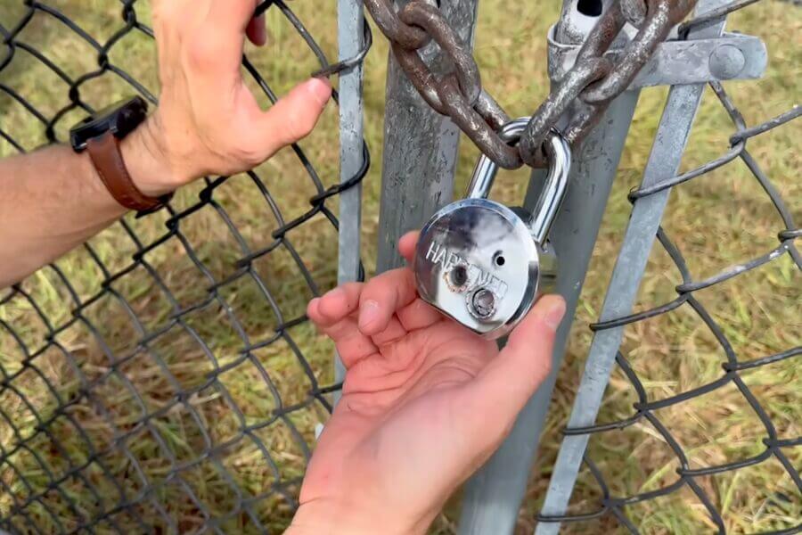 Yee Yee Life tests what guns it takes to open a lock.