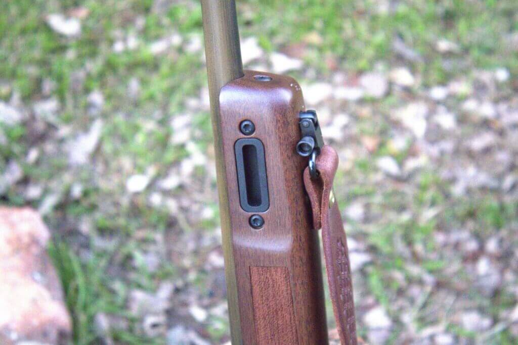 M-LOK slots on the Henry Homesteader M-LOK Midwest Industries fore-end