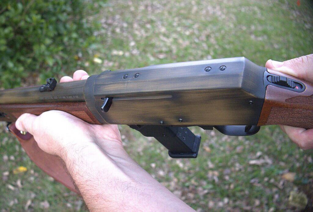 Henry Homesteader M-LOK receiver and tang safety with charging handle set for left-handed use