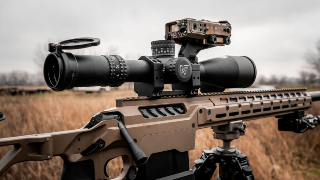 Nightforce ATACR 7-35x56 FFP mounted on the Seekins SIC