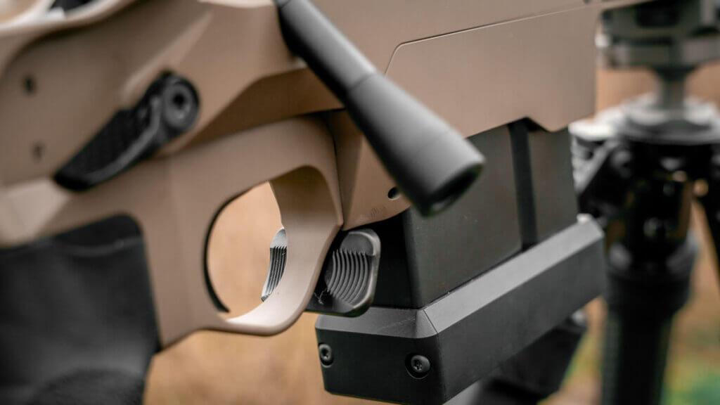 Double-stack .338 Lapua magazine for the Seekins SIC, 12-round capacity