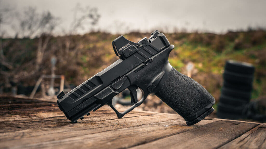 The Echelon on a picnic table.
