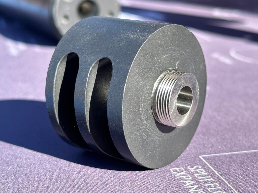 This is an image of timeable brake for a suppressor.