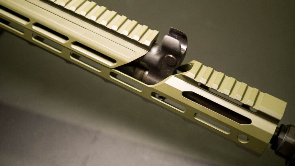 Freedom Fighter AK front sight gas block and top Picatinny rail with QD sling points