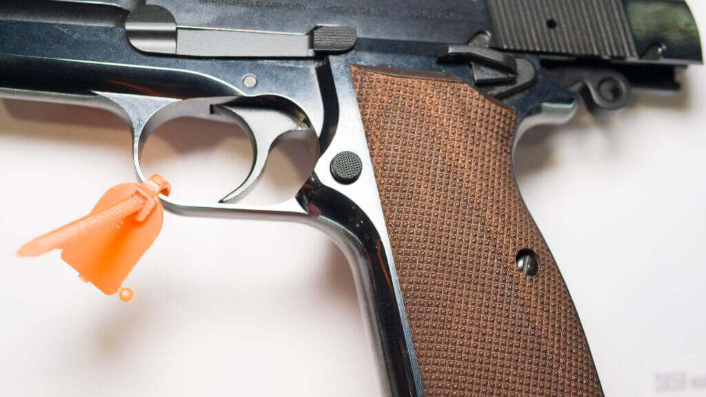 Close up view of the left side showing the controls.