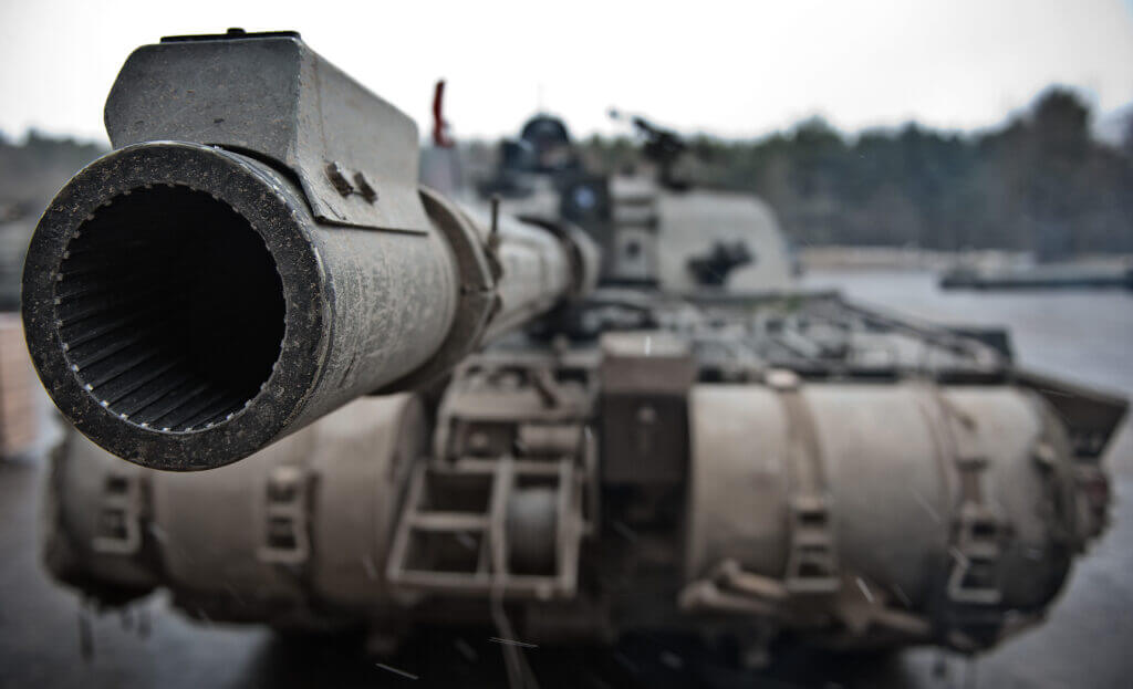 British Challenger 2 main battle tank dominating urban battlefield with heavy armor and 120mm gun