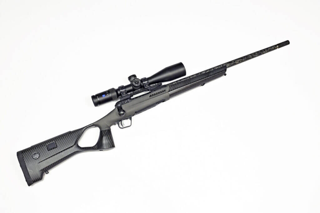 Savage 110 KLYM V2 ultralight hunting rifle with carbon fiber barrel and stock