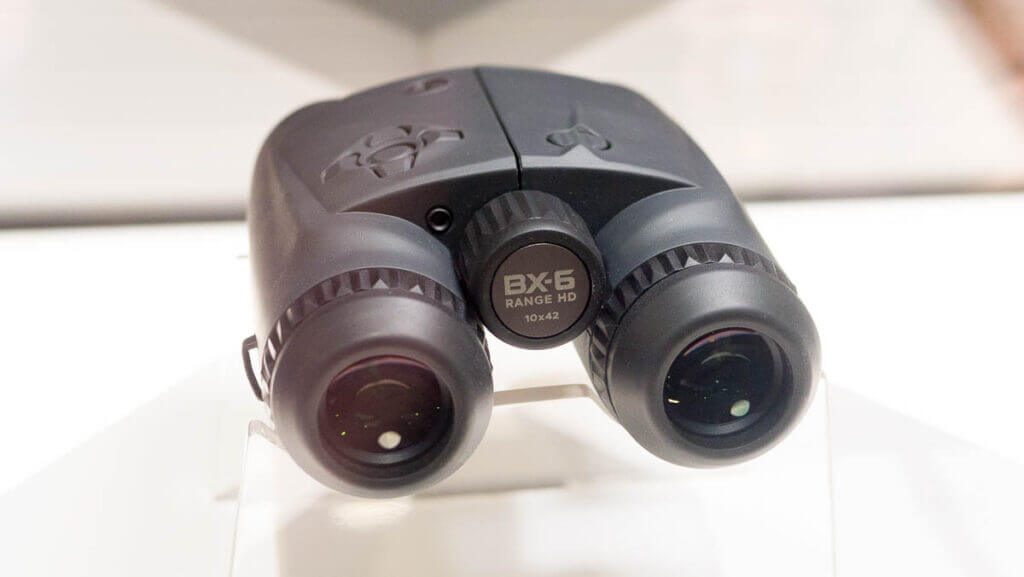 View of the occular lenses.