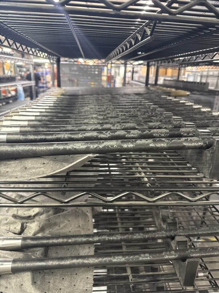 Seekins Precision carbon fiber barrel production inside the manufacturing facility