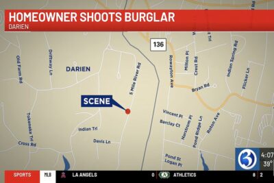 A map of where the shooting happened.