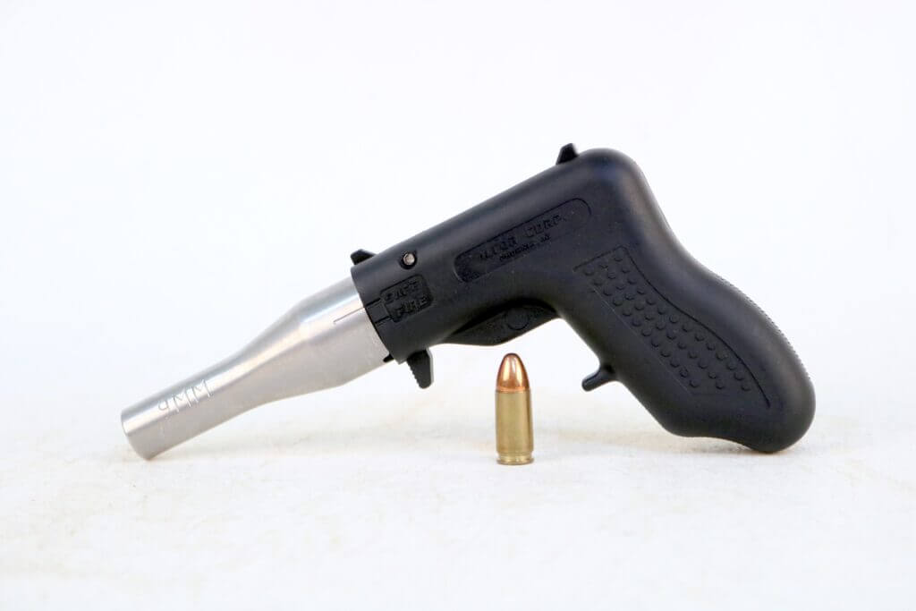 Altor single-shot 9mm pistol shown as the modern evolution of covert disposable resistance weapons