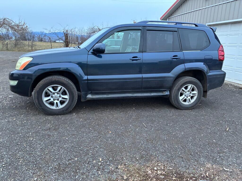 2004 Lexus GX470 before Bilstein 8112 Zone Control CR shock installation